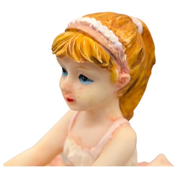 D&K Ballerina Figurines Dancer Dalmatian Puppy Set Of 4 Ballet HandPainted Resin - Picture 5 of 13